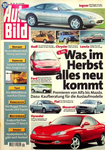 Deckblatt Auto Bild (29/1996)